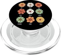 Alegría Paz Esperanza Amor Crecer Valiente Fuerte Amable Calma PopSockets PopGrip para MagSafe