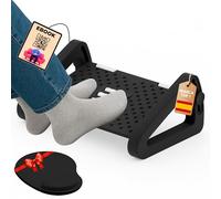 ALEHC® Versión Mejorada 2.0 [Pack 2 pcs + Ebook Exclusivo] Reposapiés de Oficina Antideslizante y Ajustable en 6 Alturas + Alfombrilla Premium - Dile Adiós a la Fatiga y Trabaja con Máxima Comodidad