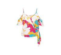 aleida Top 'Fashion Look' azul cian / amarillo / rosa / blanco XL azul cian / amarillo / rosa / blanco