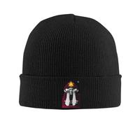 Aleister Crowley Estampado Gorros de Gorra Casuales Gorros Hip Hop para Hombres Mujeres Invierno Mantener Calor Skullies Gorros Sombreros Unisex para Adultos