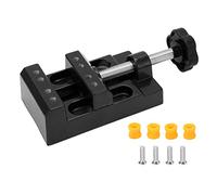 Aleja de aluminio Mini Bench Vise Sub -Snw, mango ergonómico para perforación, molienda, tallado de madera, proyectos de manualidades
