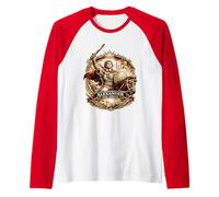 Alejandro Guerrero Macedonio, Rey Griego Antiguo Camiseta Manga Raglan