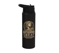 Alejandro Magno El Conquistador Mundial Stainless Steel Insulated Water Bottle