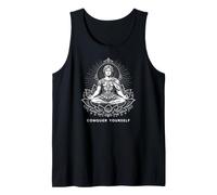 Alejandro Magno en Zen Lotus Posición Conquista a ti Mismo Camiseta sin Mangas