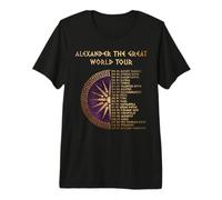 Alejandro Magno Gira Mundial Historia Griega Camiseta Premium