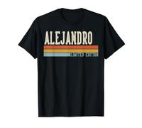 Alejandro Retro Vintage Hombres Niños Niños Nombre Camiseta