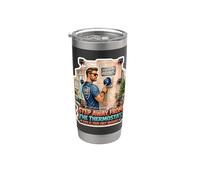 Aléjate del termostato Funny Dad Sistema de seguridad Vaso térmico de acero inoxidable de doble pared