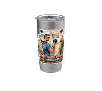 Aléjate del termostato Funny Dad Sistema de seguridad Vaso térmico de acero inoxidable de doble pared