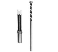 Alejo cuadrado Mortiser Drunch Bit Aleación Acero Mortaje ajustable Mortaje Herramienta eléctrica de carpintería de madera para productos de madera tablero de partículas de (16 mm)