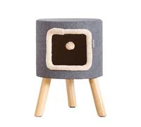 ALEjon Árbol para Gatos de Interior, Silla multifunción y Nido para Gatos 2 en 1, Muebles para Gatos Resistentes con Bola Colgante de Juguete para Interiores