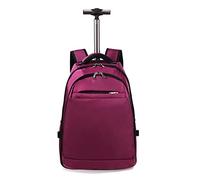 ALEjon Bolsa de Viaje con Ruedas: una cómoda y espaciosa Mochila de Mano con Ruedas rodantes (Color: B)