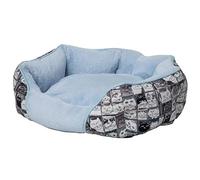 ALEjon Cama calmante para Perros Cama para Perros y Gatos de Felpa Suave Cama Universal para Mascotas Four Seasons Engrosamiento Sueño Profundo Nido para Mascotas Lavable extraíble Suministros para