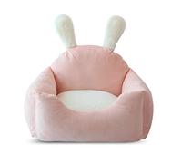 ALEjon Cama calmante para Perros Linda Cama para Mascotas en Forma de Conejo Casa para Gatos Cama para Perros Nido para Perrera Cálida Cama para Cachorros y Gatitos Cojín Cómodo Casa para Gatos Nido