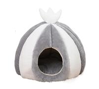 ALEjon Cama para Perros Calmante Cama para Mascotas Tienda para Mascotas Cama Cueva Impresión Cama para Casa para Gatos Nido para Gatos Cómoda Cama para Perros Triangular Autocalentable Colchoneta