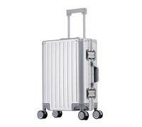 ALEjon Equipaje con Ruedas Duradero de aleación de Aluminio y magnesio: Elegante Equipaje de Mano para viajeros de Negocios, con Ruedas y tamaño de Cabina (28 Pulgadas)