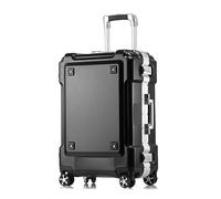 ALEjon Nero 26" Portavasos Marco de Aluminio Equipaje: Elegante y Práctico