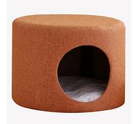 ALEjon Reposapiés Redondo para Cama de Gato, cómoda Cueva para casa de Gato, para Gatitos/Mascotas pequeñas/Perritos/conejitos/Conejos, (Estilo: Estilo 3)