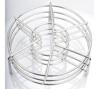 Alele Estante de vapor de 7 pulgadas de acero inoxidable para cocinar al vapor, soporte para olla a presión instantánea, calentador de alimentos, paquete de 3