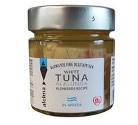 Alelma Atún Blanco Alalunga - Atún Griego de Alonissos - Conserva en Agua - Tarro 212 g