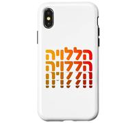 Aleluya Hebreo Alabanza a Dios Fe Adoración espiritual Israel Carcasa para iPhone X/XS