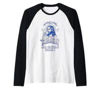 Aleluya y cafeína Amén Amado café Iglesia con Texto en alemán Camiseta Manga Raglan