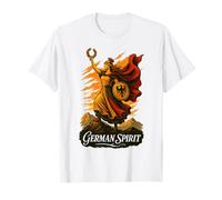 Alemán Espíritu Germania Guerrero con escudo de águila y Lau Camiseta