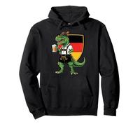 Alemán Trex Dinosaur Lederhosen Oktoberfest Cerveza Sudadera con Capucha