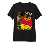 Alemania Bandera | Hombres Mujeres Niños Alemania Camiseta Premium