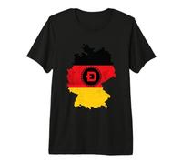 Alemania Dogecoin Logo Bandera Alemana Criptomoneda Meme Doge Camiseta Premium