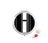 Alemania edificio Landmark Travel bolsillo píldora caso medicina dispensador espejo regalo caja de almacenamiento