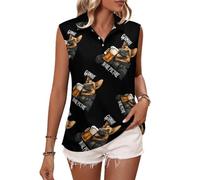 Alemania en una Imagen Camisetas de Golf sin Mangas para Mujer Shepherd Beer Camisetas sin Mangas con Cuello en V