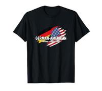 Alemania Estados Unidos Bandera Pride Heritage Fans Camiseta