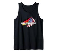 Alemania Estados Unidos Bandera Pride Heritage Fans Camiseta sin Mangas
