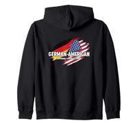 Alemania Estados Unidos Bandera Pride Heritage Fans Sudadera con Capucha