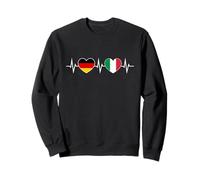 Alemania Italia Amor Dos Corazones Latido Germano-Italiano Sudadera