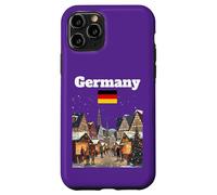 Alemania Mercado de Navidad Amante Viaje Recuerdo Bandera Alemana Carcasa para iPhone 11 Pro