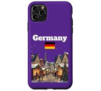 Alemania Mercado de Navidad Amante Viaje Recuerdo Bandera Alemana Carcasa para iPhone 11 Pro MAX