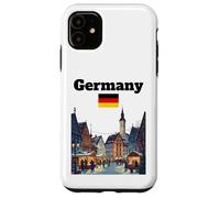 Alemania Viaje Souvenir Navidad Mercado Amante Bandera Alemana Carcasa para iPhone 11