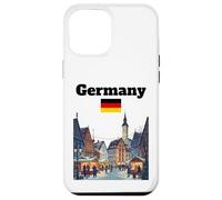 Alemania Viaje Souvenir Navidad Mercado Amante Bandera Alemana Carcasa para iPhone 12 Pro MAX