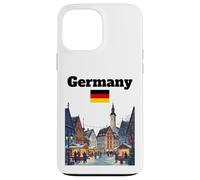 Alemania Viaje Souvenir Navidad Mercado Amante Bandera Alemana Carcasa para iPhone 13 Pro MAX