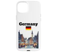 Alemania Viaje Souvenir Navidad Mercado Amante Bandera Alemana Carcasa para iPhone 15 Plus