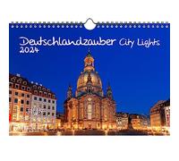 Alemania Zauber City Lights - Calendario DIN A4 para vacaciones de 2024 viajes ciudades Alemania - Seelenzauber