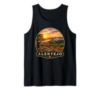 Alentejo Portugal Vintage Viajes Puesta de Sol Vistas Camiseta sin Mangas