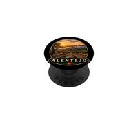 Alentejo Portugal Vintage Viajes Puesta de Sol Vistas PopSockets PopGrip Adhesivo