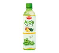 ALEO 0.5L Premium Pineapple Aloe Vera Drink - Natural, No Preservatives, No Artificial Colors Superior Taste Award 2025
