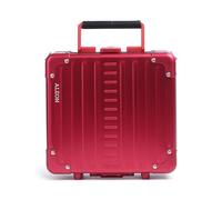 Aleon Classic 10 Diversity Maletin de maquillaje rojo, aluminio, 26 x 25 x 11cm