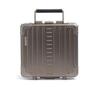 Aleon Classic 10 Diversity Maletin de maquillaje taupe, aluminio, 26 x 25 x 11cm