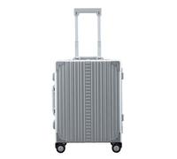 Aleon Traveler Domestic Trolley de cabina de 4 ruedas 55 cm color plata