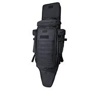 Alephnull Bolsa de Pistola Retractable Telescopic Gun Bag Tactical Gun Case Double Rifle Case Perfect for Rifle Pistol Storage and Transportation Outdoor (Negro Clásico)