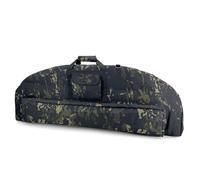 Alephnull Estuche para Arco Compuesto con Bolsillo para Flechas Bolsa para Arco Suave (Negro CP, 113CM)